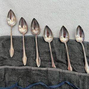 Alvin 1916 Long Life Molly Stark orange spoon